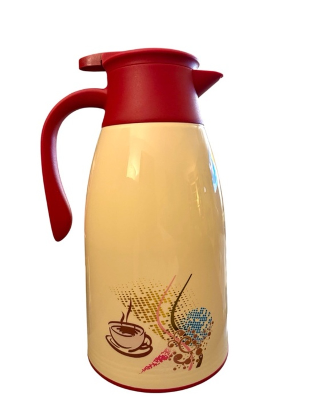 AceChef Glass Lined Thermal Carafe 45 Oz Retro  Coffee Kitchen NIB Farmhouse
